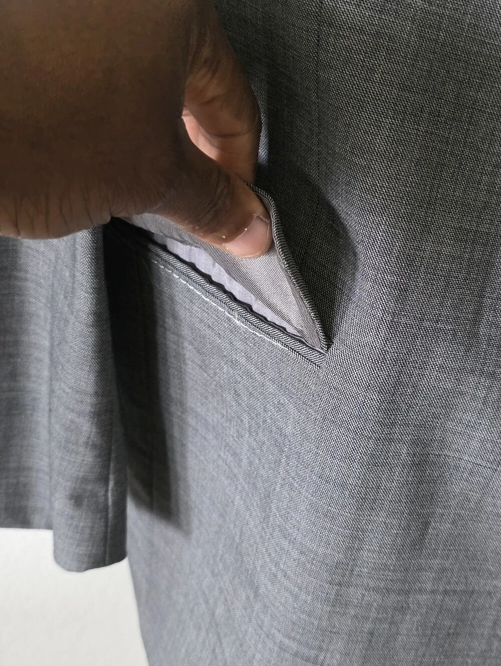 Austin Reed Dillard's Gray Wool Blazer Sport Coat 42R 2 Button England USA